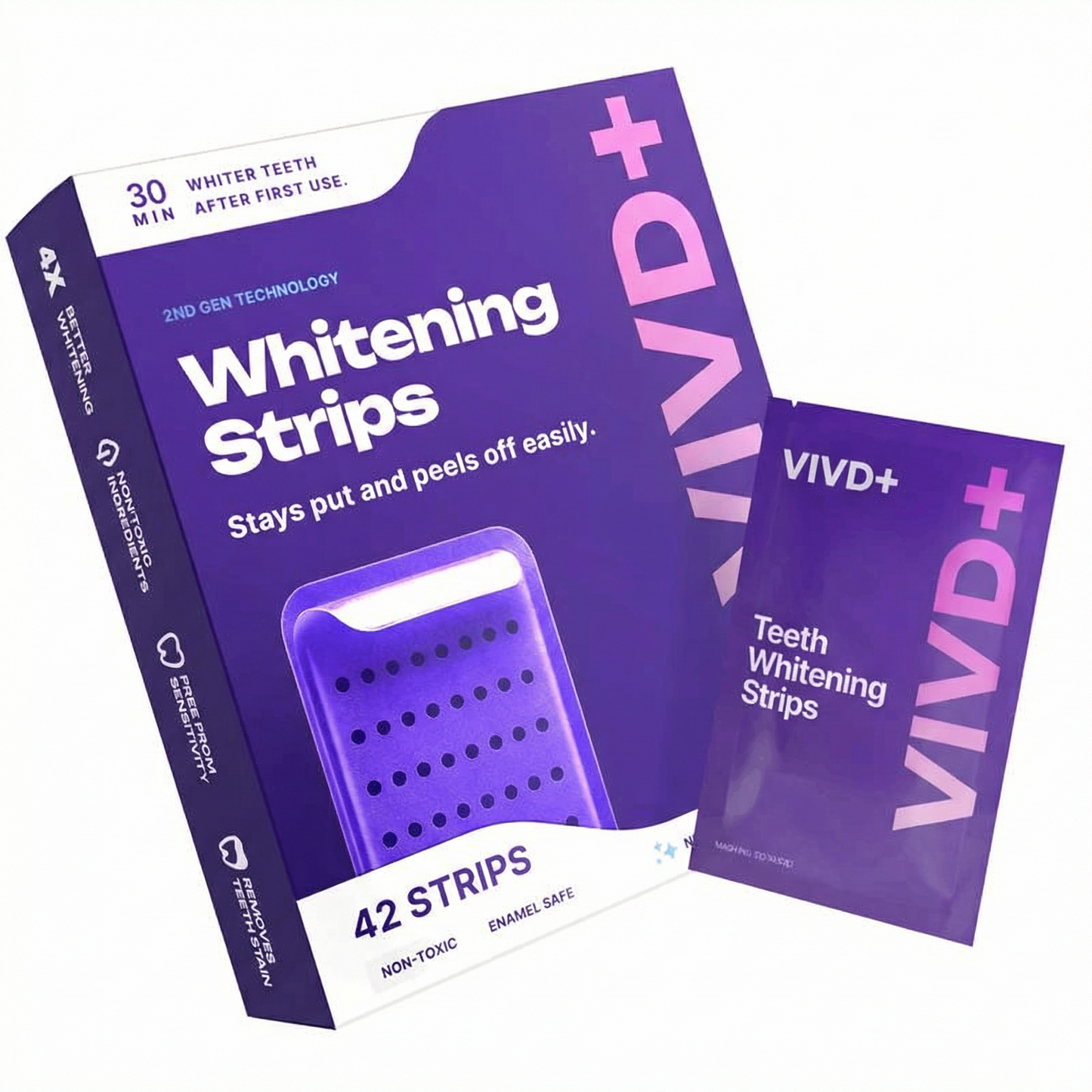 VIVD+ Purple Whitening Strips